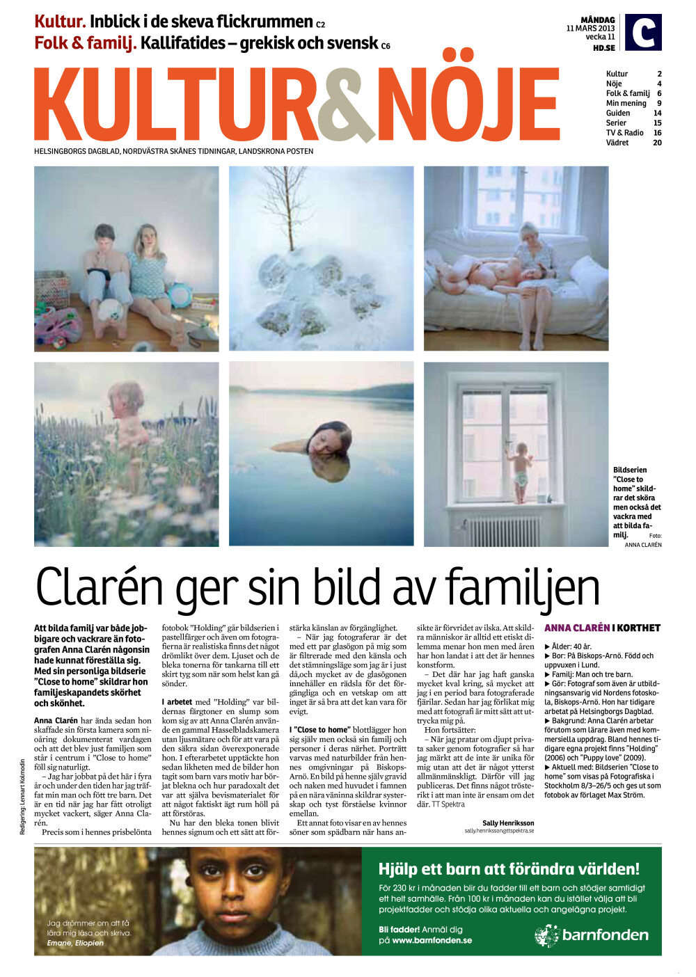 Helsingborgs Dagblad, 2013-03-11