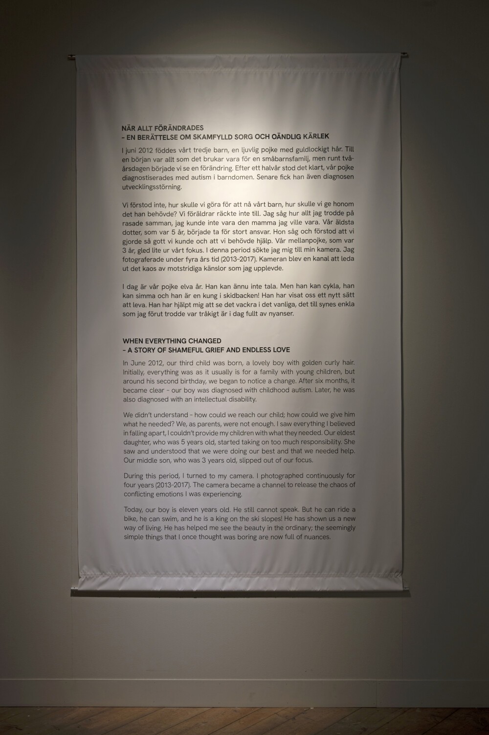 Need to be needed, Arbetets Museum, Karlstad in Sweden. 250201 - 250511