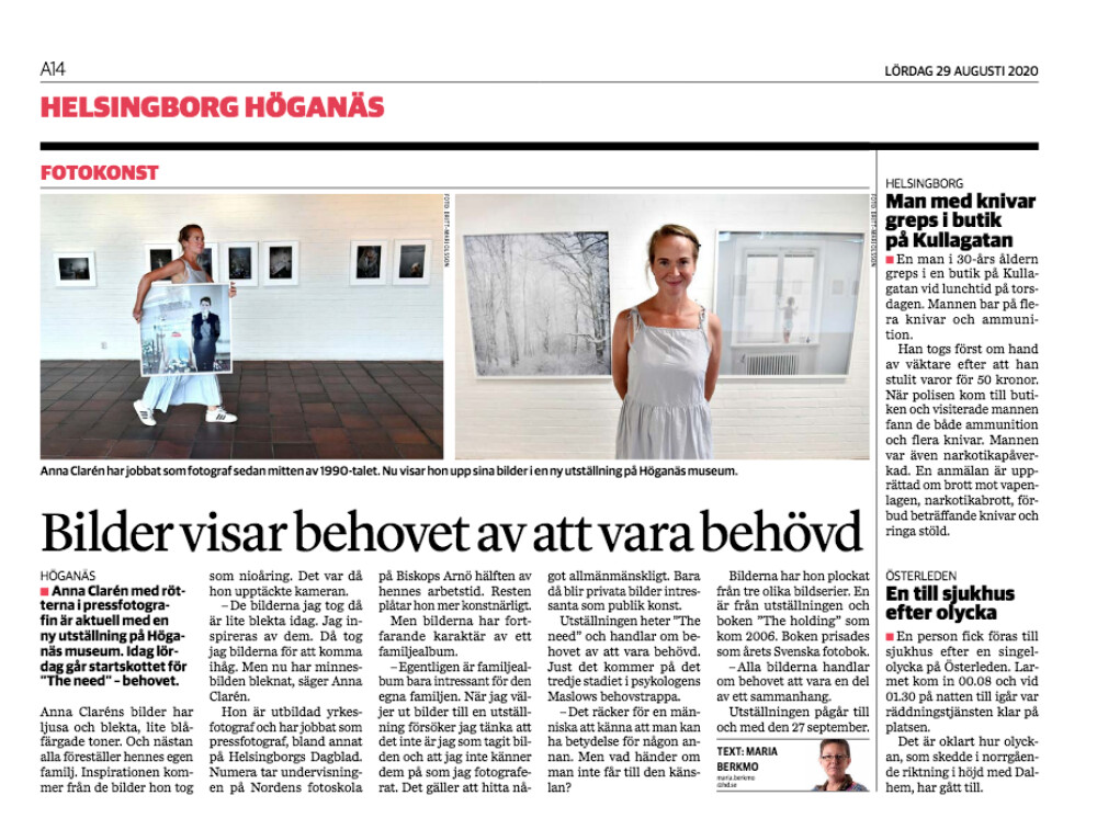 Helsingborgs Dagblad / Sydsvenska dagbladet 20-08-29