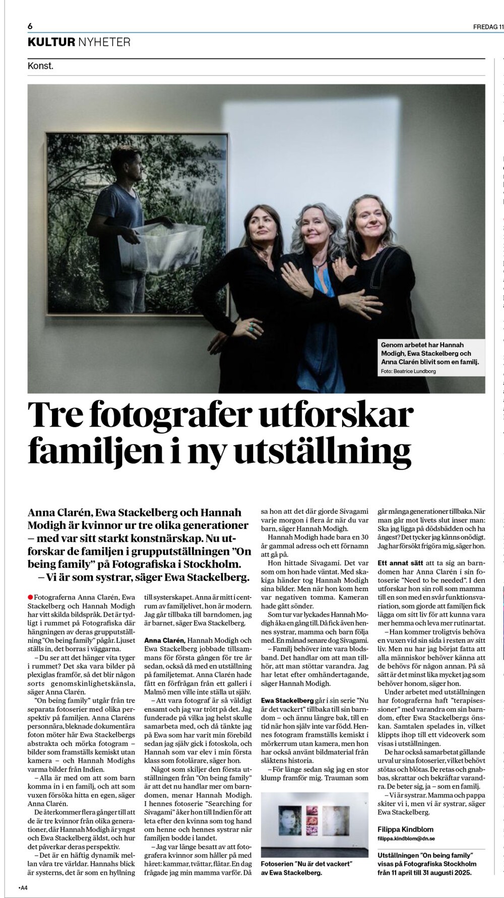 DN, Dagens Nyheter. 25-04-11